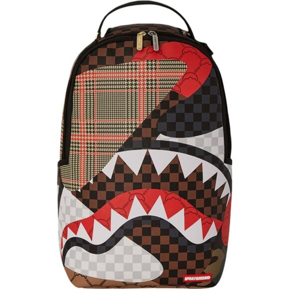 Sprayground All In One MOTIF DLXV Backpack🔥New Black Large Bookbag School Bag - Picture 1 of 8